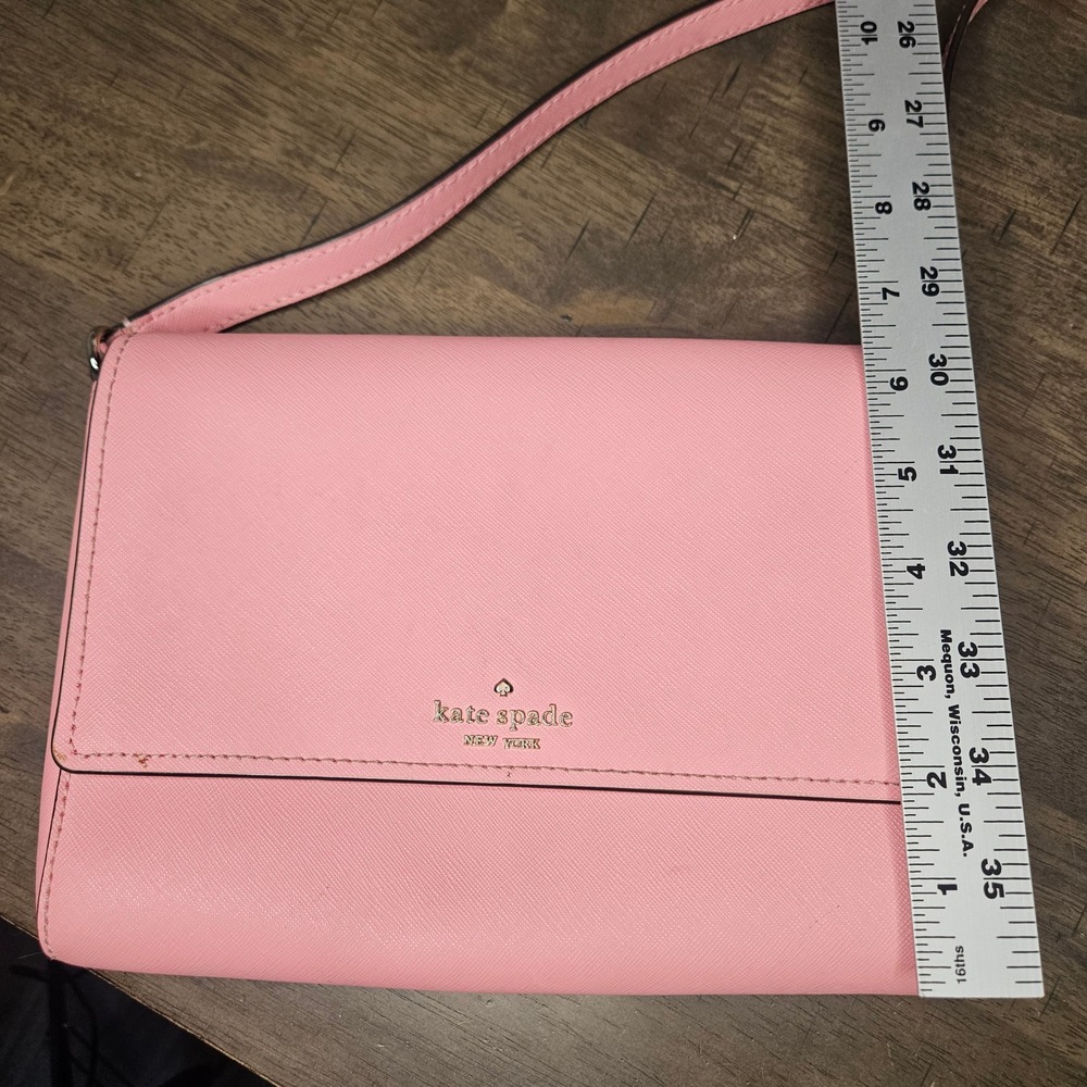 Kate Spade Pink Crossbody Handbag Purse - Picture 9 of 13